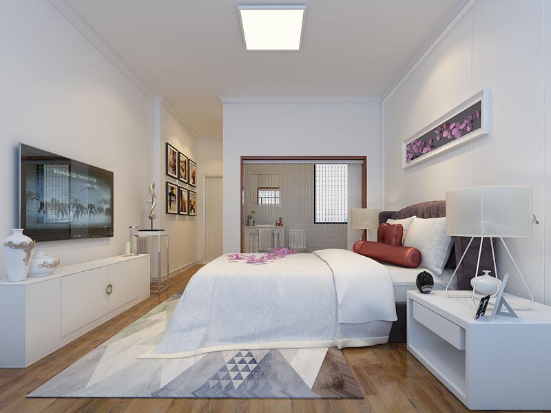 怡樂(lè)路100㎡現(xiàn)代簡(jiǎn)約裝修效果圖