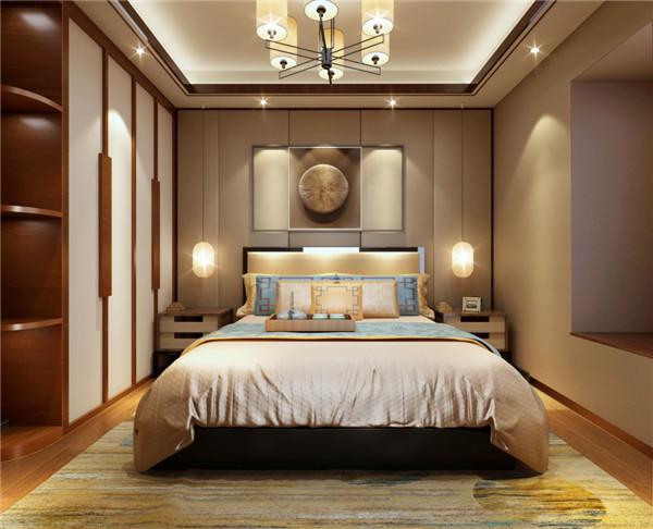 天譽(yù)花園160㎡中式裝修效果圖