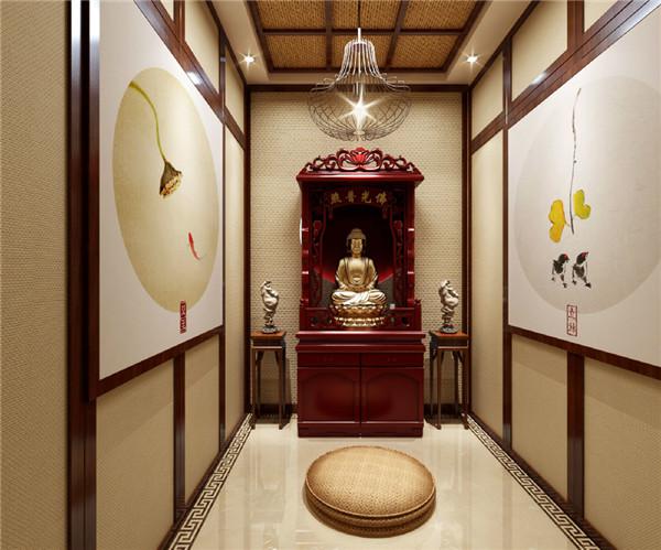 天譽(yù)花園160㎡中式裝修效果圖